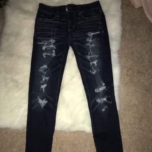 American Eagle ripped jeans